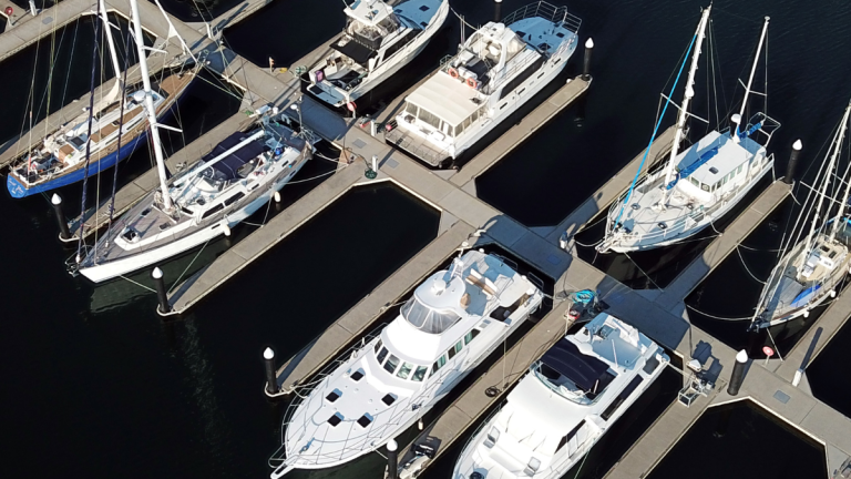 High-resolution marine product imagery on a yacht website