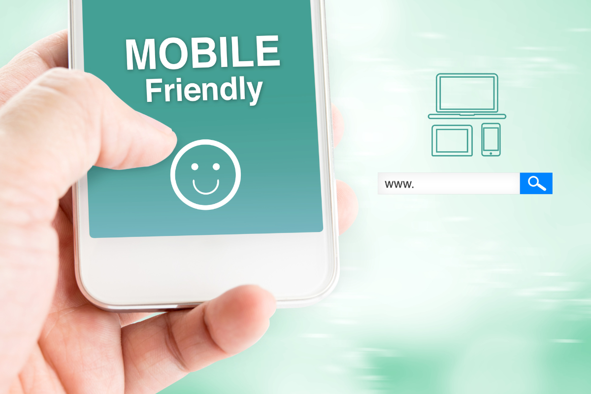 mobile-friendly website rendering on the device