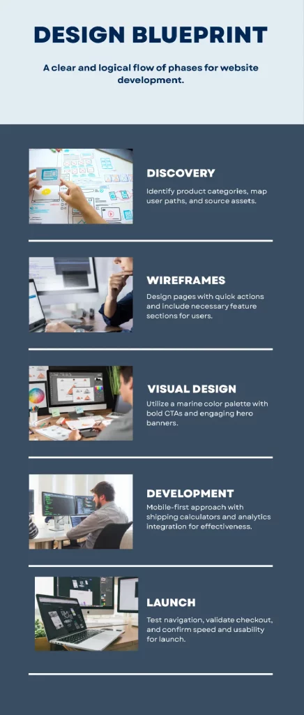 Infographic about Web Design Blueprint