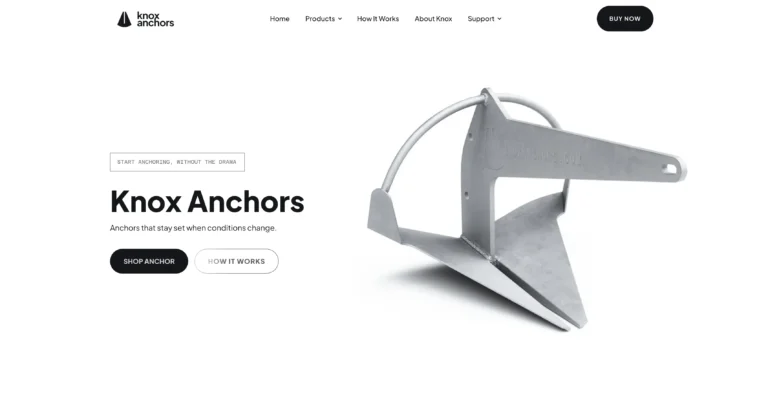 Knox Anchors Website